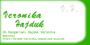 veronika hajduk business card